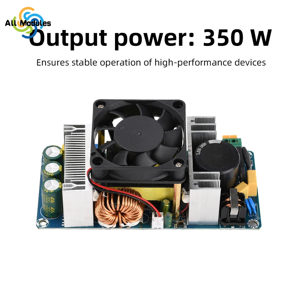 350W High-Power AC-DC Switching Power Supply Module 24V 15A Adjustable for Industrial Automation LED Lighting