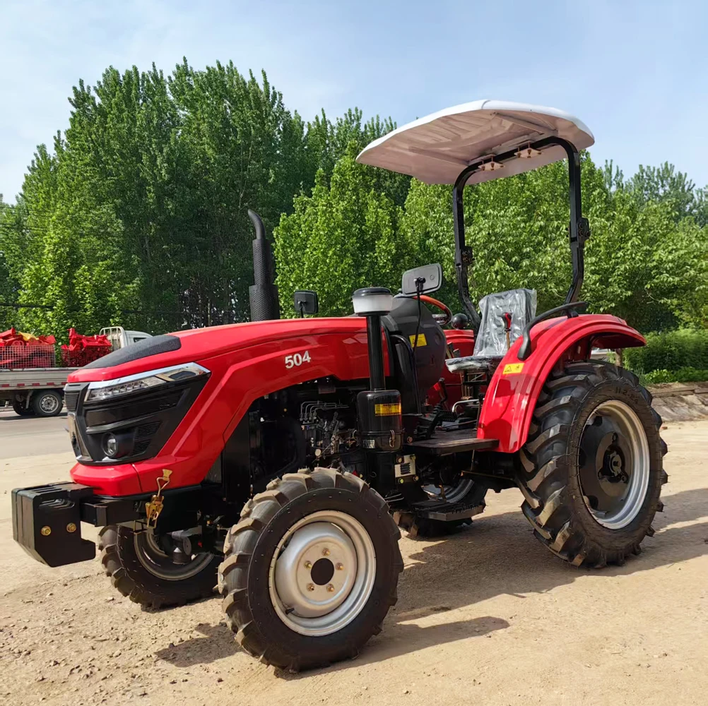 Multifunctional Mini Farm Wheel Tractor 25hp-50hp 4x4 Drive New Condition Diesel Fuel Agriculture Tractor