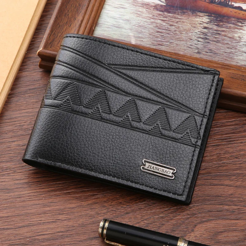 

Wallets Yong Men PU Tree Embossing Multifunctional Business Cross Short Credit Card holder