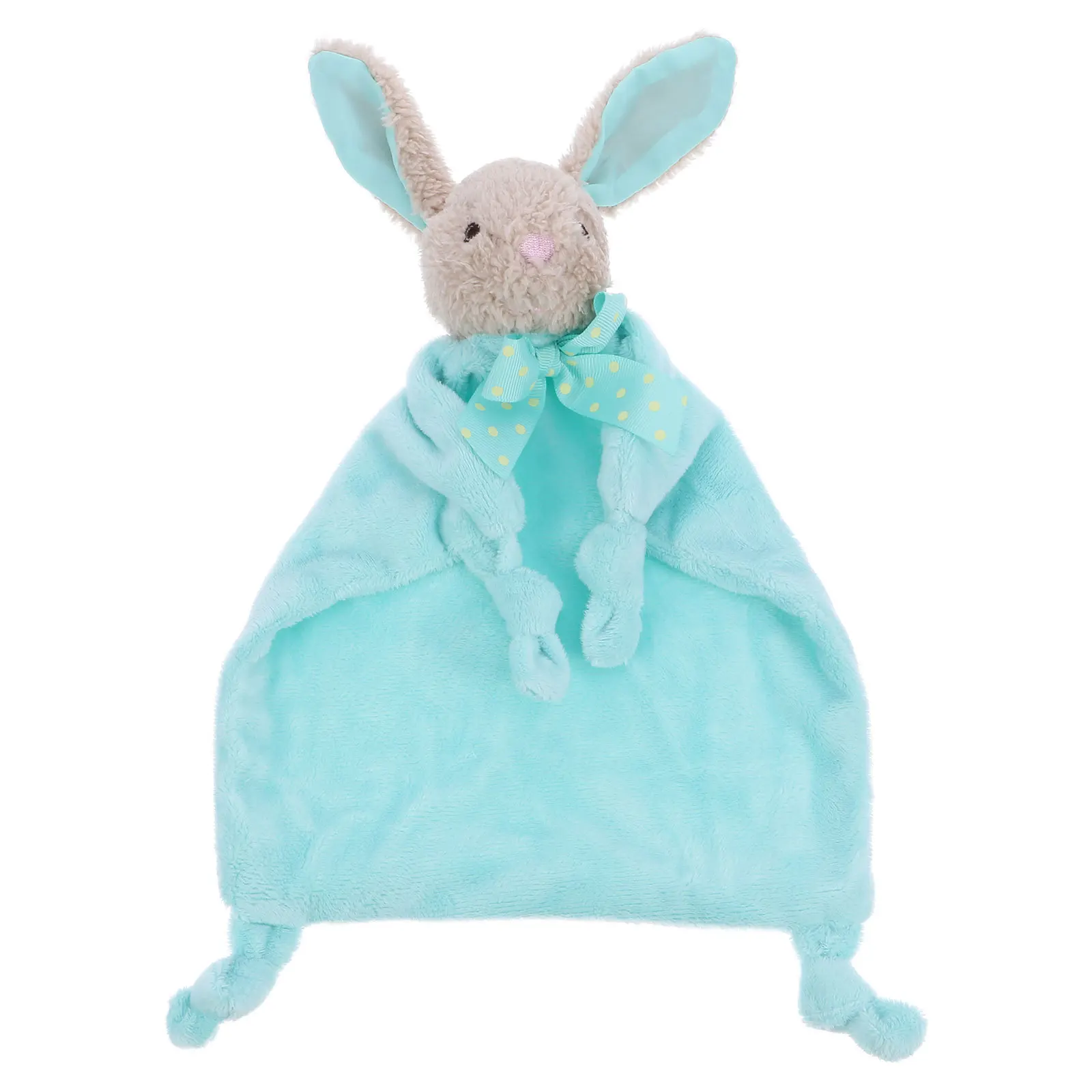 1개 유아용 안심 타월 부드럽고 내구성 있으며 아기에게 안전한 씹을 수 있는 달래는 타월 어린이 이갈이 타월 진정 장난감