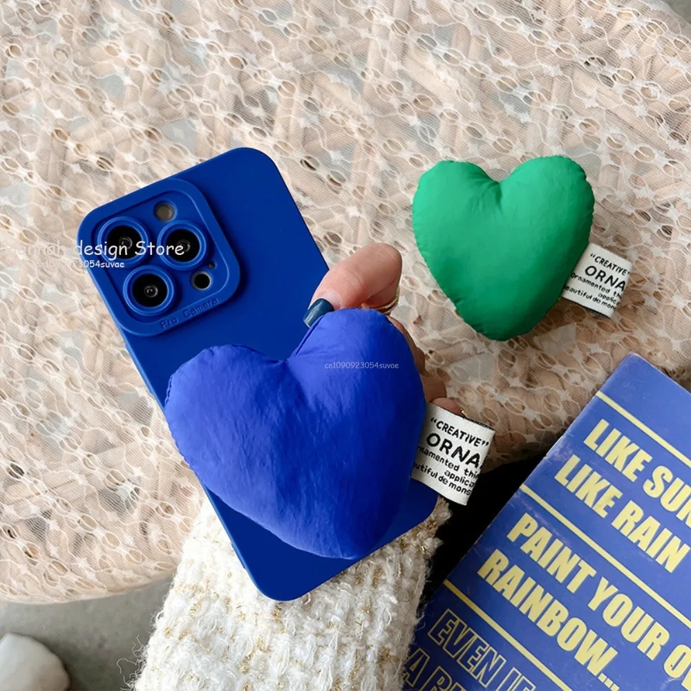 الكورية 3D لطيف الحب الهاتف وسادة هوائية قوس النسيج الكرتون أفخم الإبداعية سطح المكتب كسول ملصق تلسكوبي قوس الدائري