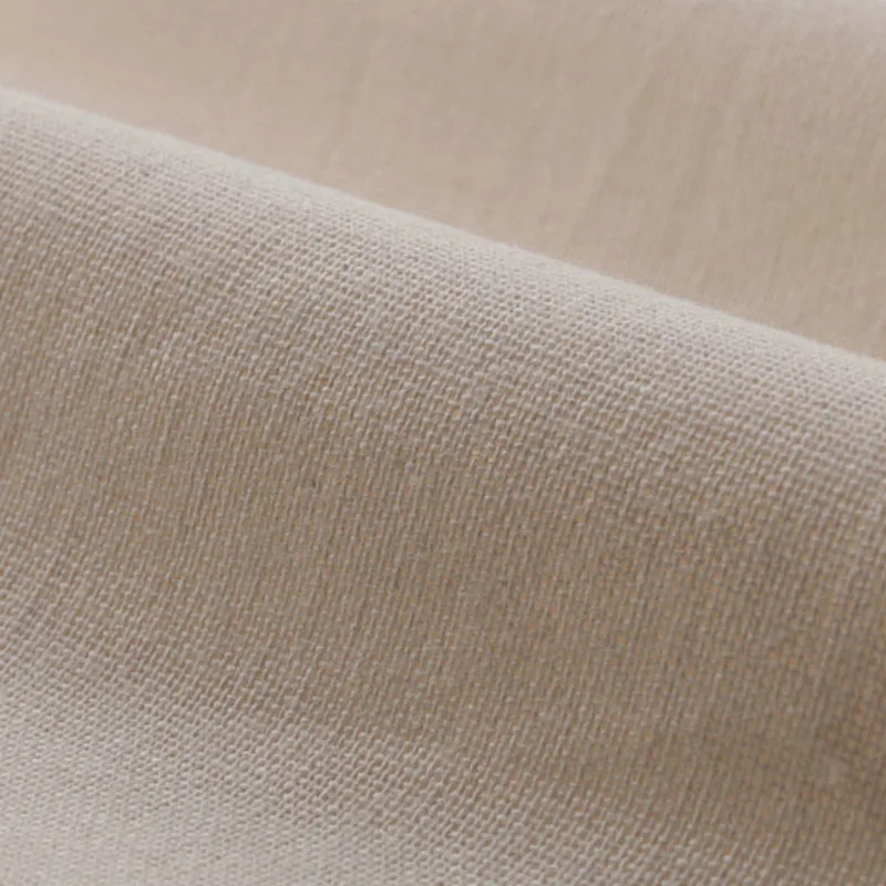 150x50cm Linen Cotton Fabric Organic Material Pure Natural Flax Cambric Eco DIY Clothes Patchwork Fabric