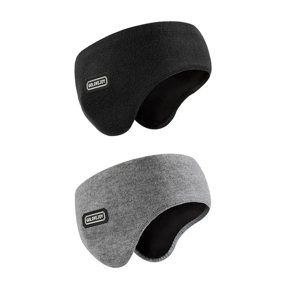 Winter Skiing Earmuffs Men Outdoor Sports Riding Windproof Double Layer Warm Headwear Earmuffs Ear Warmers Hair Band