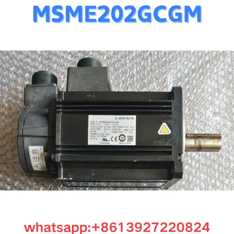 Used motor MSME202GCGM test OK Fast Shipping