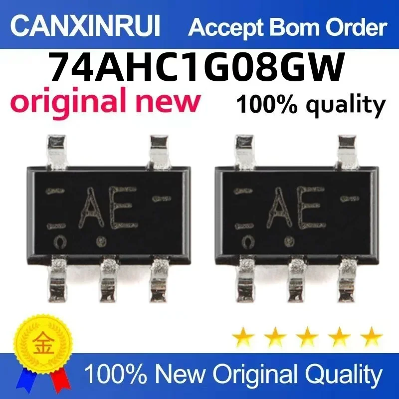 

(5-100 pieces) Brand new original genuine 74AHC1G08GW AE silk screen SOT353 SOT23-5 logic chip