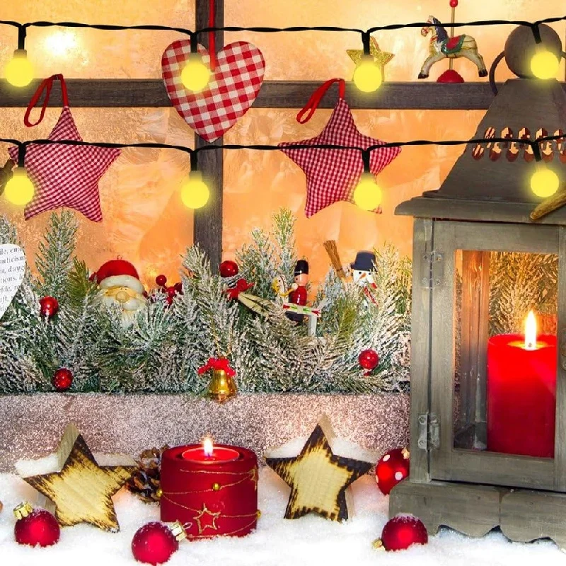 100LED 10M/20M Outdoor Solar Fairy Lights Waterproof Garden Decorations Christmas & Holiday Flower Shape String Lights