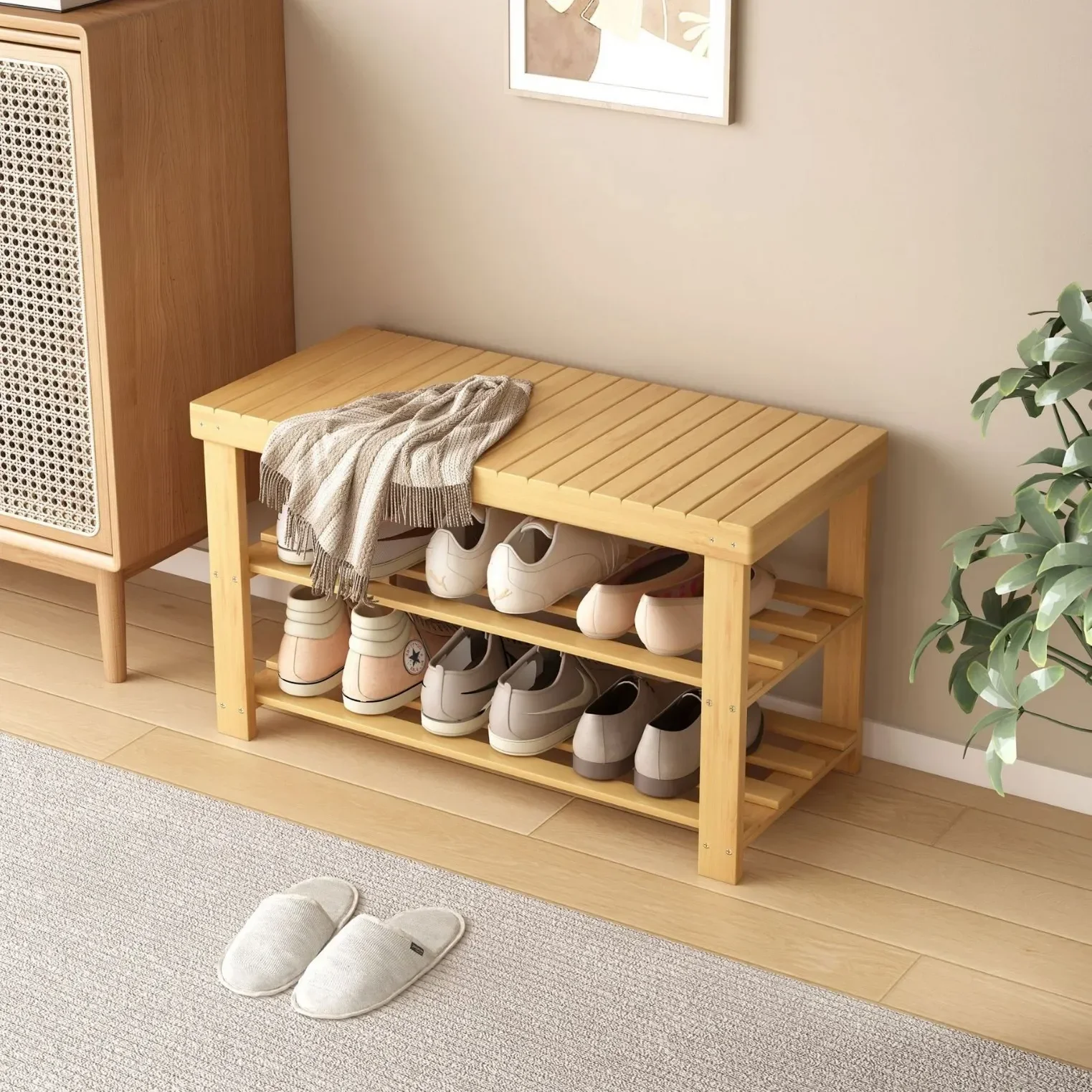 DSADesktop cup holder coffee cup tea set dust storage cabinet kitchen countertop rack