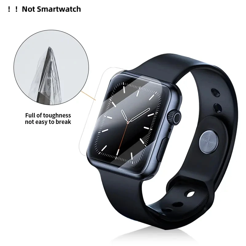 3 pcs High Clear 3d Full Coverage TPU HD Watch Screen Protectors For IWatch Watch Screen Protectors 41 38 40 45 42 44 49 mm