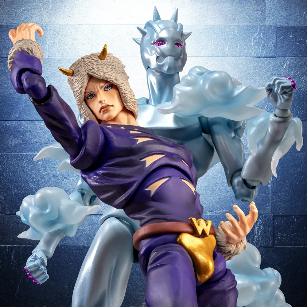 100% 오리지널 재고 있음 Medicos Entertainment 슈퍼 액션 동상 Jojo No Kimyou Na Bouken Weather Report Wonder Festival 2023