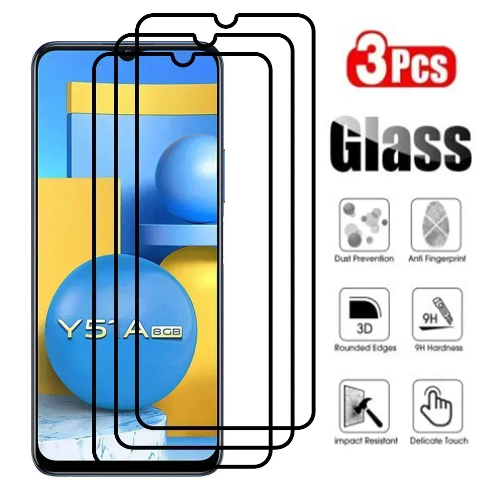 

9D Glass For vivo Y19 Y17 Y15 Y12 Y11 Y15A Y15s Y95 Y93 Y91 Y91C Y85 Y81 Y81i Tempered Glass Screen Protector Film+