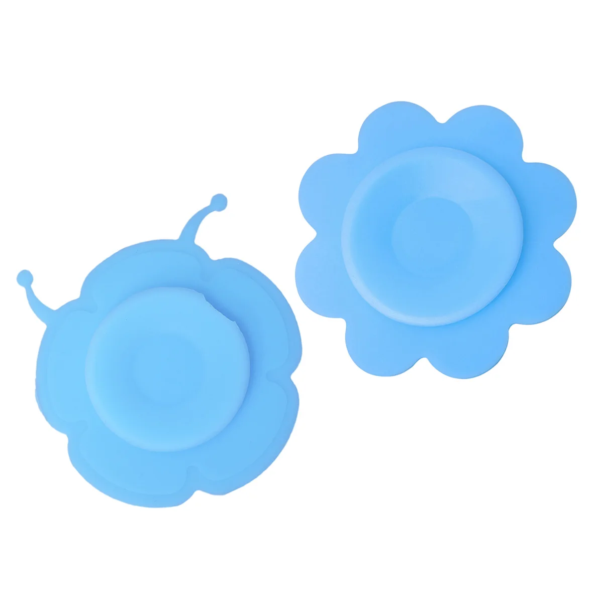 

2 pcs Baby Bowl Suction Pad Non-slip Silicone Kids Plate Sucker Double-sided Tableware Mat Eco-friendly Bowls Variety Feeding