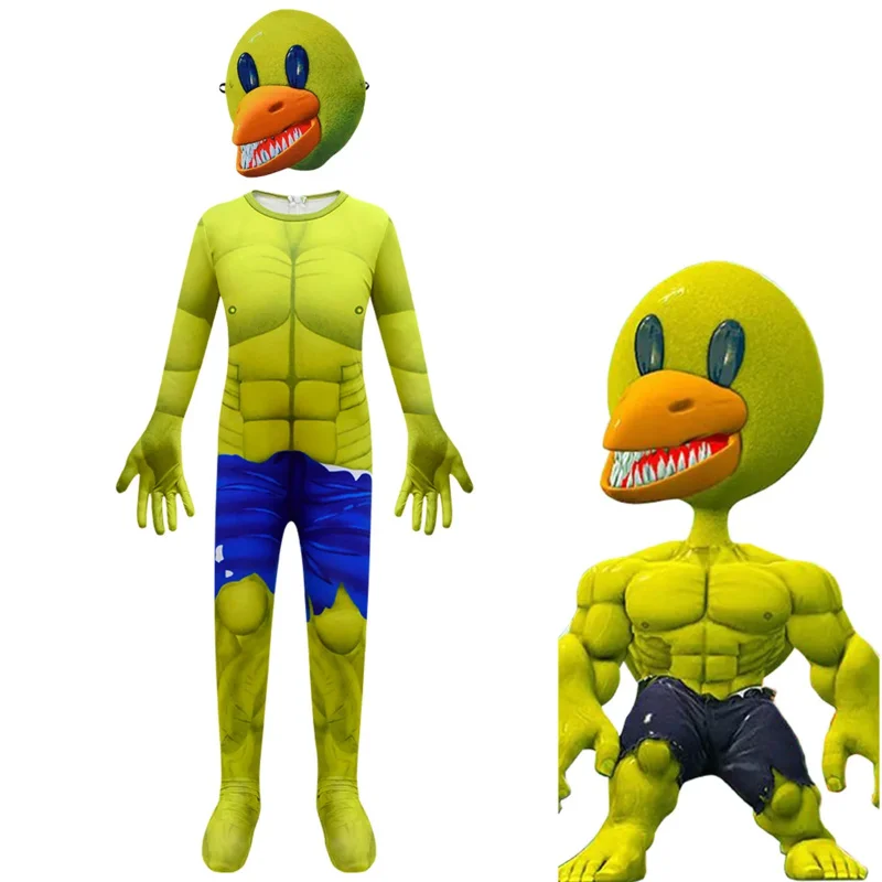 2025 New Rainbow Friends Costume Kids Boys Blue Monster Wiki Cosplay Horror Game Halloween Jumpsuit Canival Birthday Party ly99