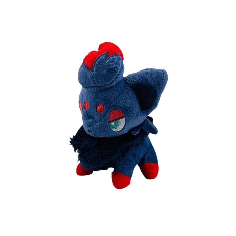 14 cm Zorua Plüschtiere Pokemon Anime Cartoon Pokémon Plüschtier Schlüsselanhänger Kissen Kawaii Puppe Gefülltes Geschenk für Kinder Geburtstag Weihnachten