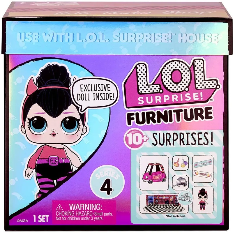 Genuine L.O.L. SURPRISE! Series Dolls 2nd, 3rd, and 4th Generation Furniture Set for Girls Playing Home Scene Toys and Gifts - view 6