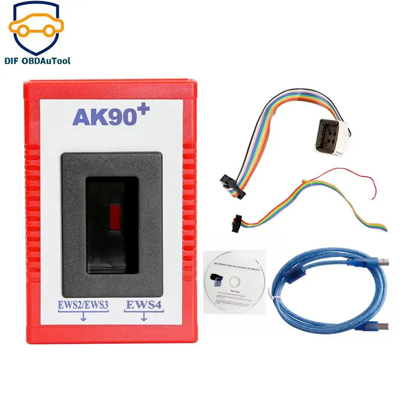 

AK90+ Key Programmer For BMW EWS2/3/4 Key Code Reader V3.19 AK90 Key Maker For BMW Programming Repair Tool