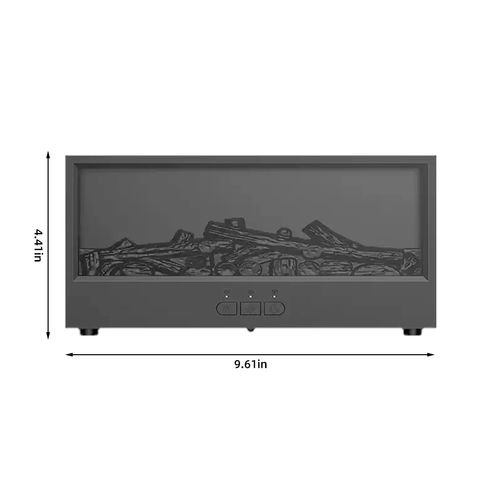 

Cozy Ambiance Electric Fireplace - Realistic Flame Effect & Adjustable Atmosphere Lighting for Bedroom Relaxation or Creative Of