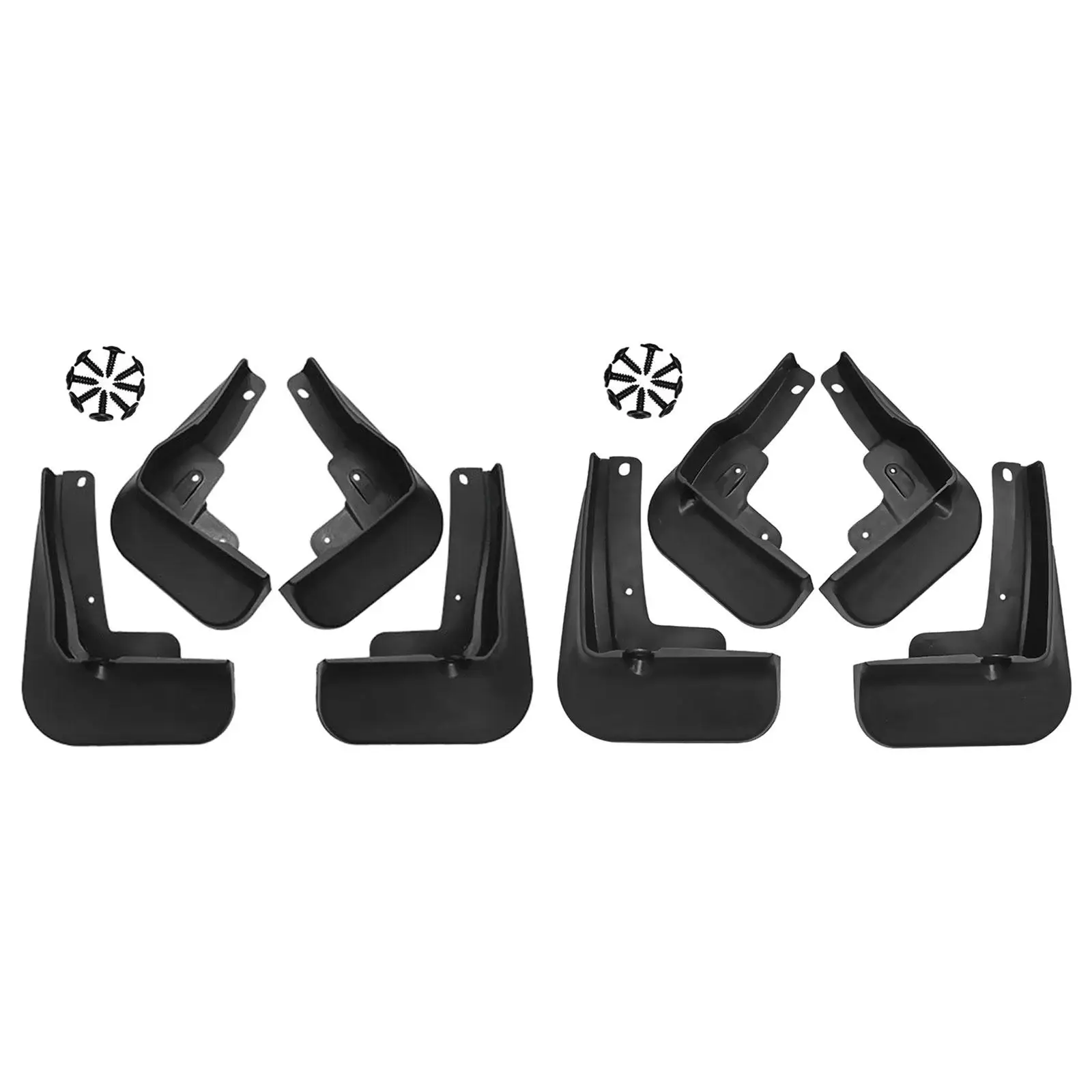 4 sztuki przednich i tylnych chlapaczy z 8 śrubami, osłony przeciwbłotne do Toyota Camry XV70 z lat 2018-2021, odporne na uderzenia.