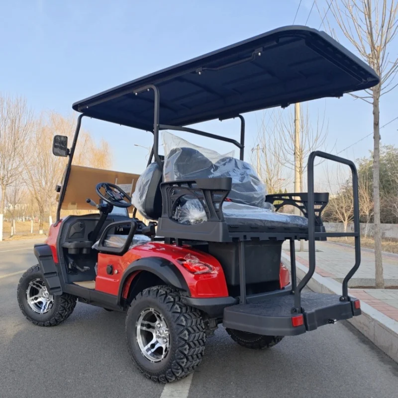Best Selling Global 60V 72V Lithium Electric Golf Cart Electric Buggy Car Seats With Armrests Gear Adjustment Bumper Sound Bar