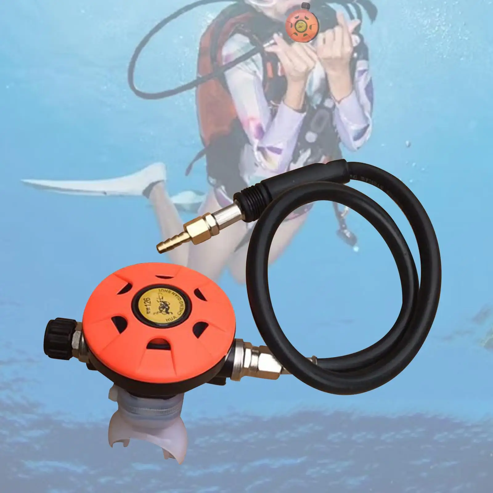 

Adjustable Second Stage,Diving Breathing Regulator Explorer,Dive Scuba Diving,Second Stage Regulator for Underwater