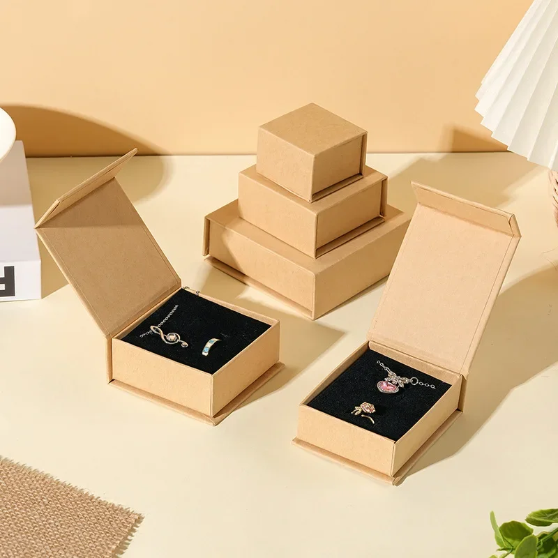 12pcs-brown-colour-magnet-clamshell-small-gift-boxes-for-wedding-birthday-party-jewelry-ring-necklace-packaging-box