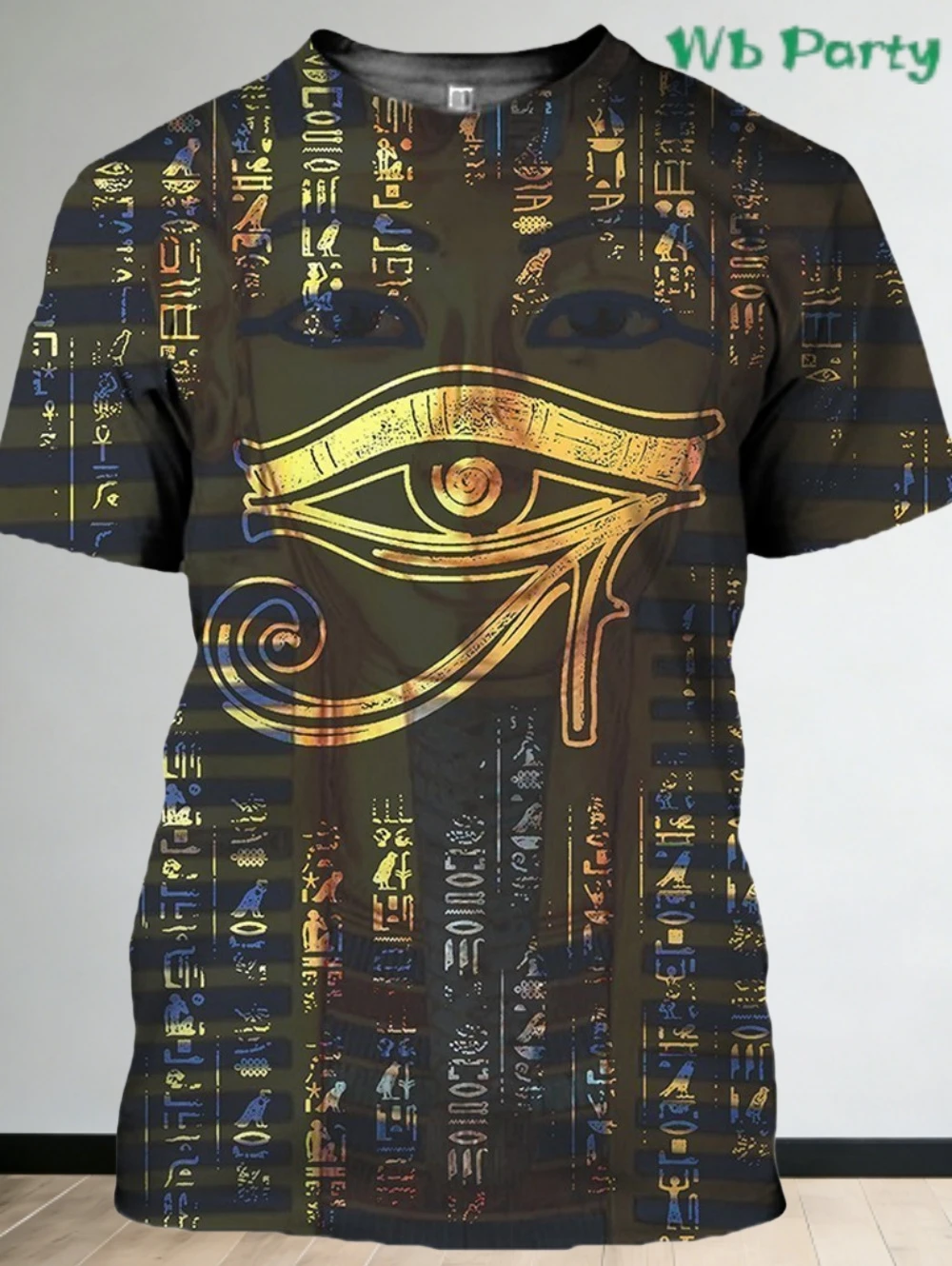 

Nordic Mythology T-Shirt for Men Runes Symbol Crow Print Vintage Summer Casual Short Sleeve Nordic Cultural Fashion Street Tops