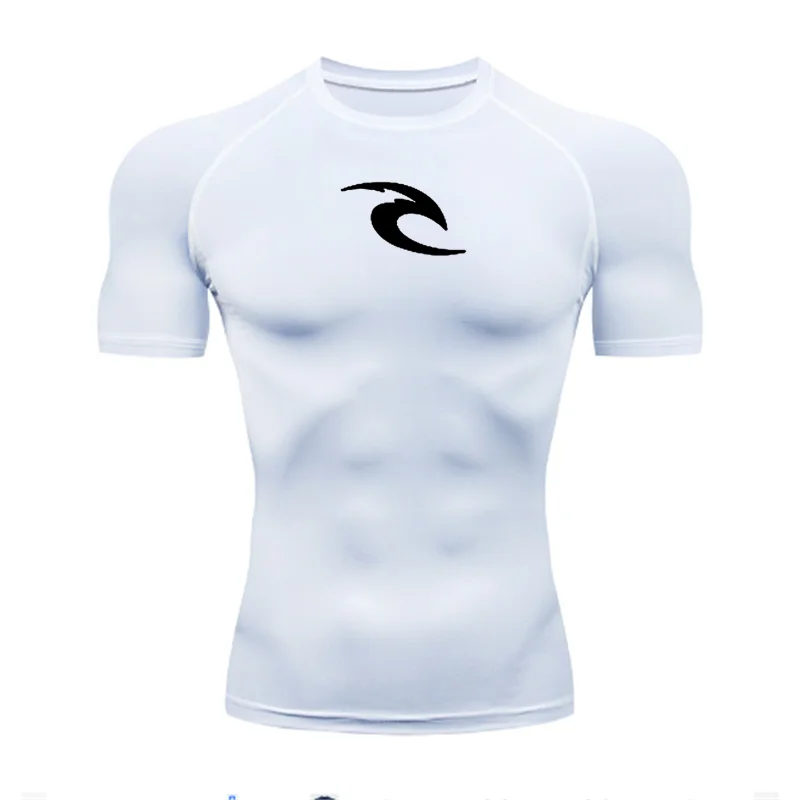 2024 Men\'s Long Sleeve Compression Shirt MMA Fitness Sport Running Gym Comfortable Fashion Breathable le Athletic Quick Dry Tops