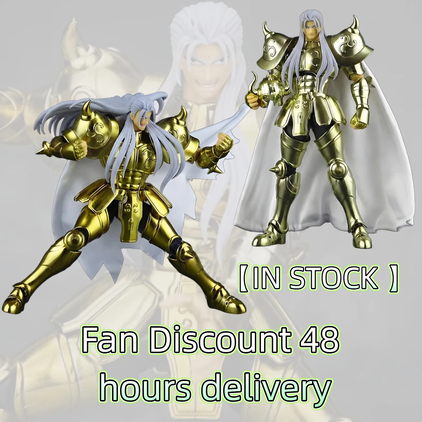 

【IN STOCK 】MST Model Saint Seiya LC Gold Saint Taurus Hasgard Die-cast Action Figure