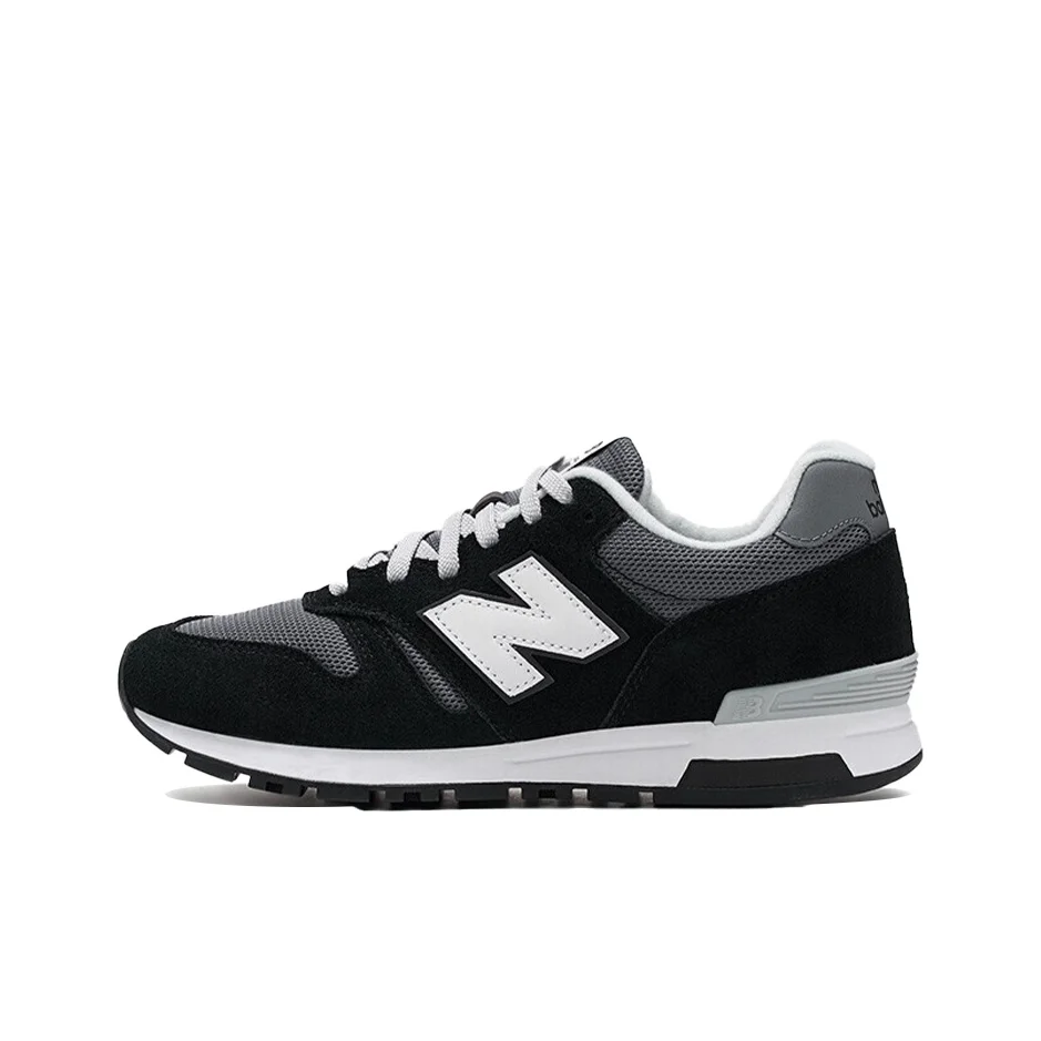 New Balance NB 565 Comfortable Breathable Low top Casual Running Shoes Unisex Gray Black ML565CBK