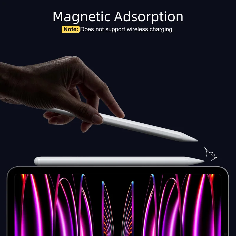 قلم تابلت لجهاز iPad Tablet، قلم بلوتوث مغناطيسي، قلم أبل من النوع C، شحن مع وظيفة الإيماءات، طرف قلم قابل للفصل #3