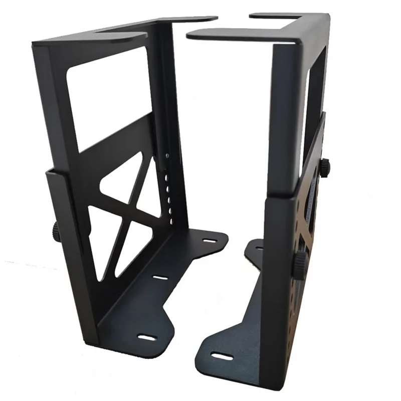 

AF91-Adjustable Under Desk PC Or NAS Mount Bracket Holder Compatible With NAS,CPU,UPS,Small Form Factor Desktop Tower