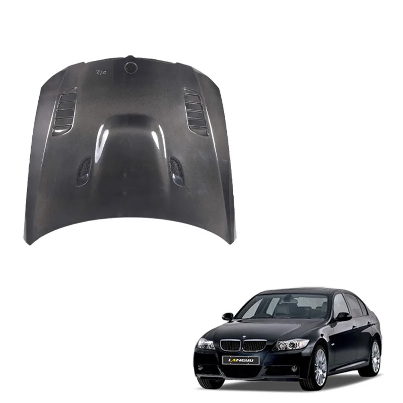 

Modification 2005-2008 Auto Refitting Parts 3 Series E90 Pre Tuning V Style Carbon Fiber Front Bonnet Hood for E90 Engine Ho