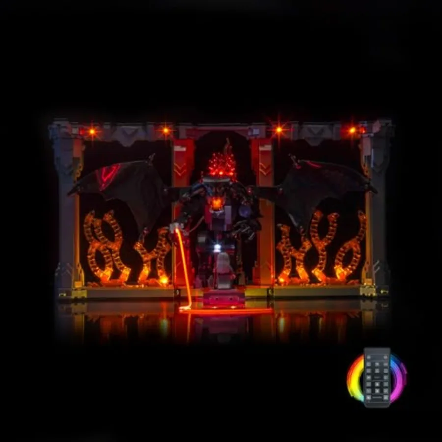 LED Lighting Compatible with Lego 10367 Balrog Book Nook - JUST Lights, Light Kit Compatible with Lego Icons 10367, NOT Include