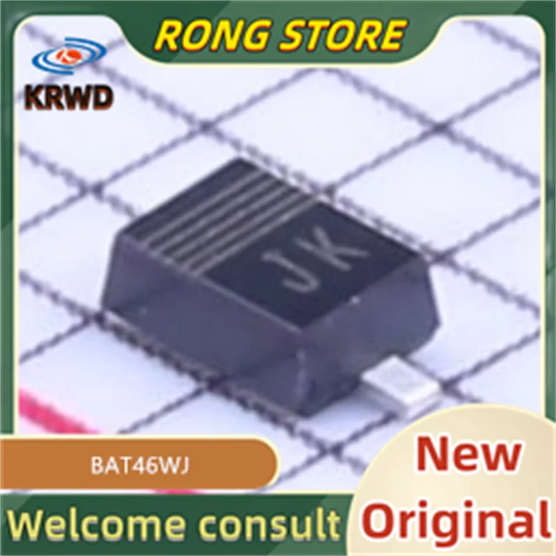 100 peças novo original bat46wj bat46 sod323