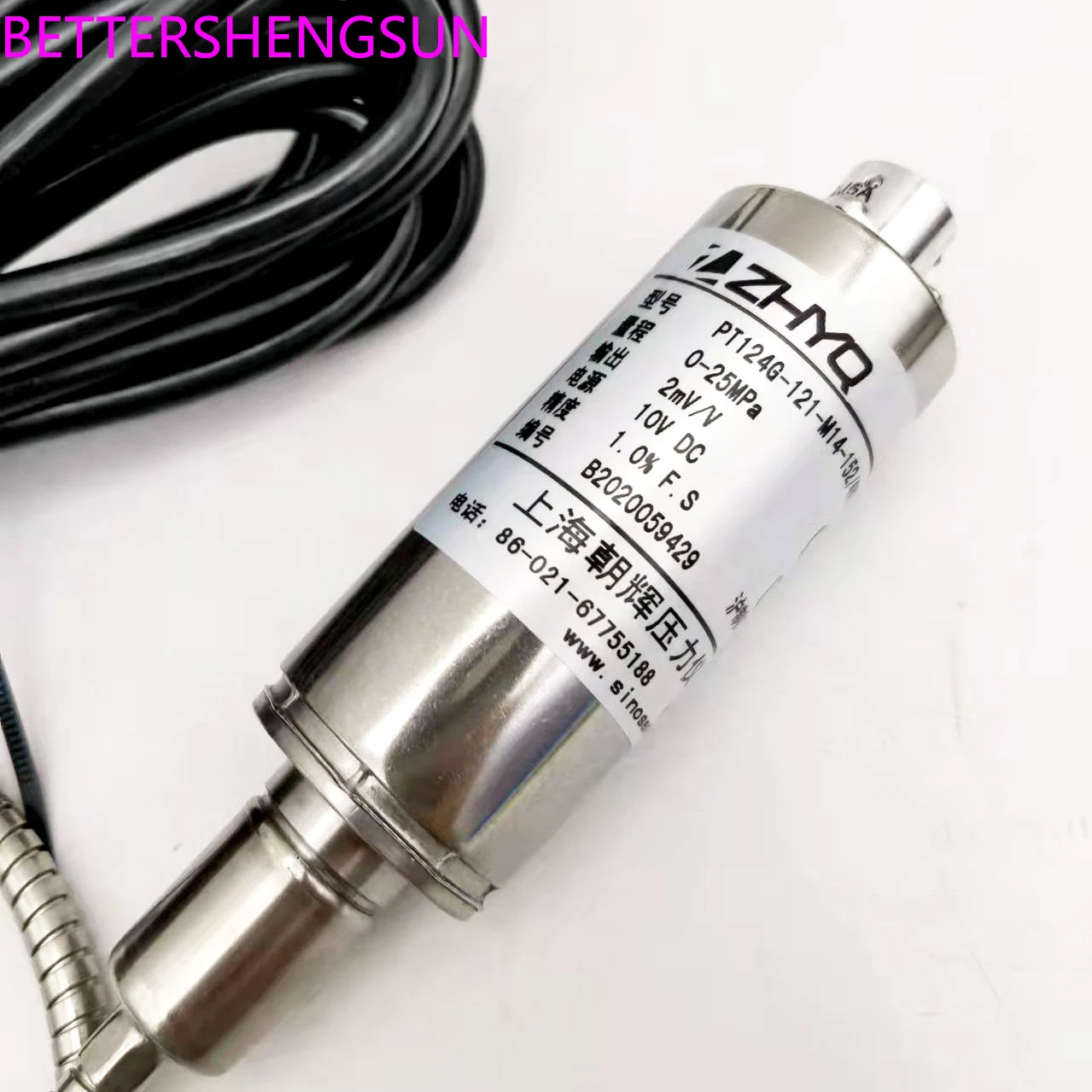 High temperature melt pressure sensor PT124G-15/25/35MPA-M14-152/470