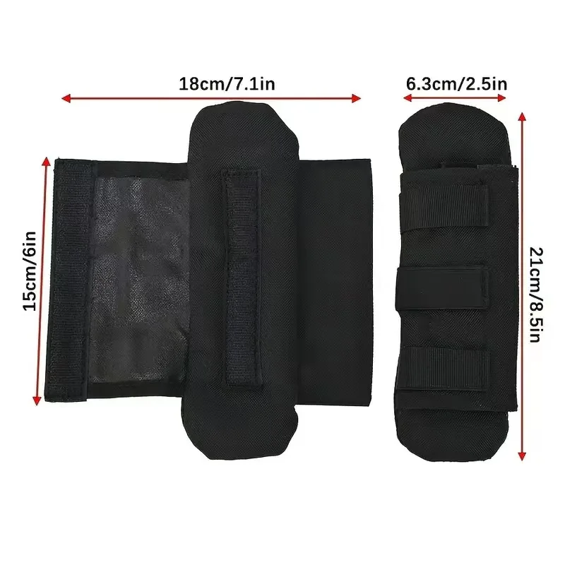 Tactical Molle Nylon Mesh Protective Shoulder Pad Vest Comfortable Shoulder Strap Pad Suitable for FCPC/JPC Backpack Accessories