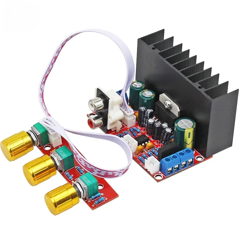 SOTAMIA TDA7377 مضخم الصوت الصوت NE5532 المسرح المنزلي Hifi مكبرات الصوت 2.1 قناة أمبير صغير 10Wx2 + 30W مكبر للصوت