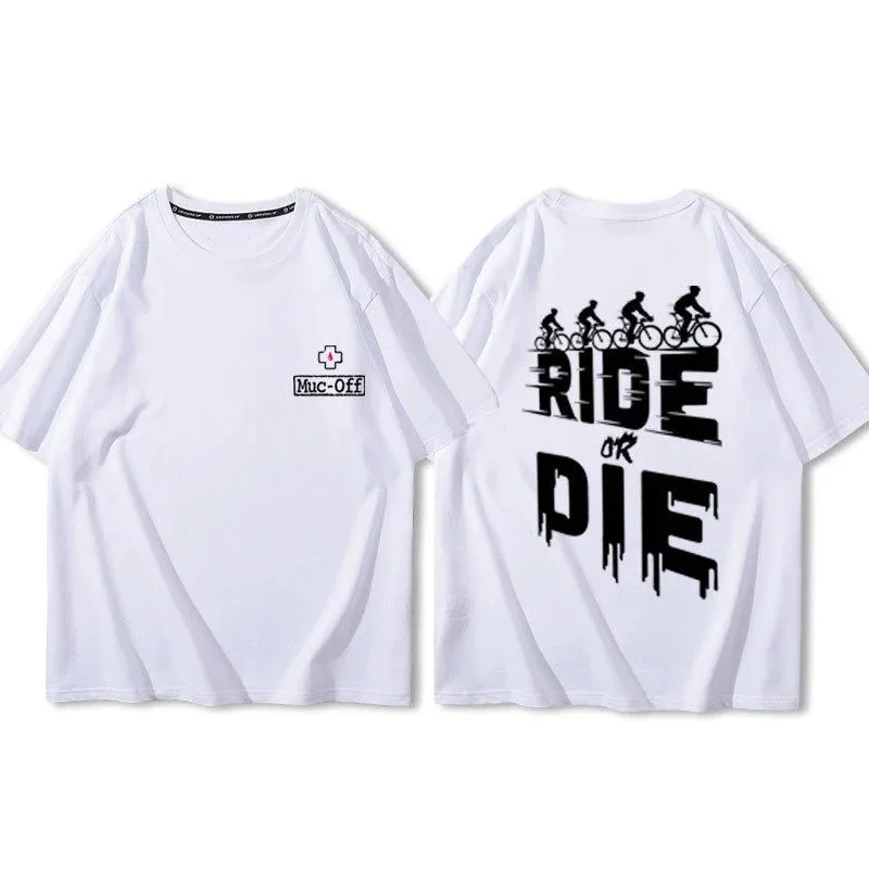 Ride or Die Back Print T-Shirt da uomo Y2k maglietta a maniche corte abbigliamento Designer Tee maglietta di lusso in cotone da donna 2024 top estivi