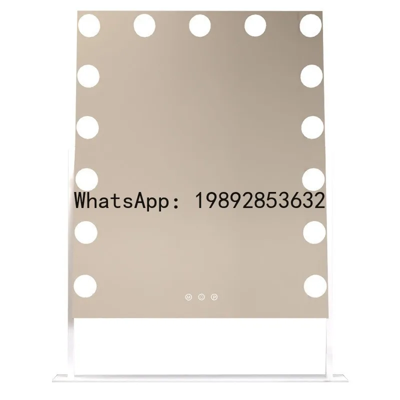 

PYJ makeup mirror desktop led lamp Internet celebrity mirror large vanity mirror with lamp