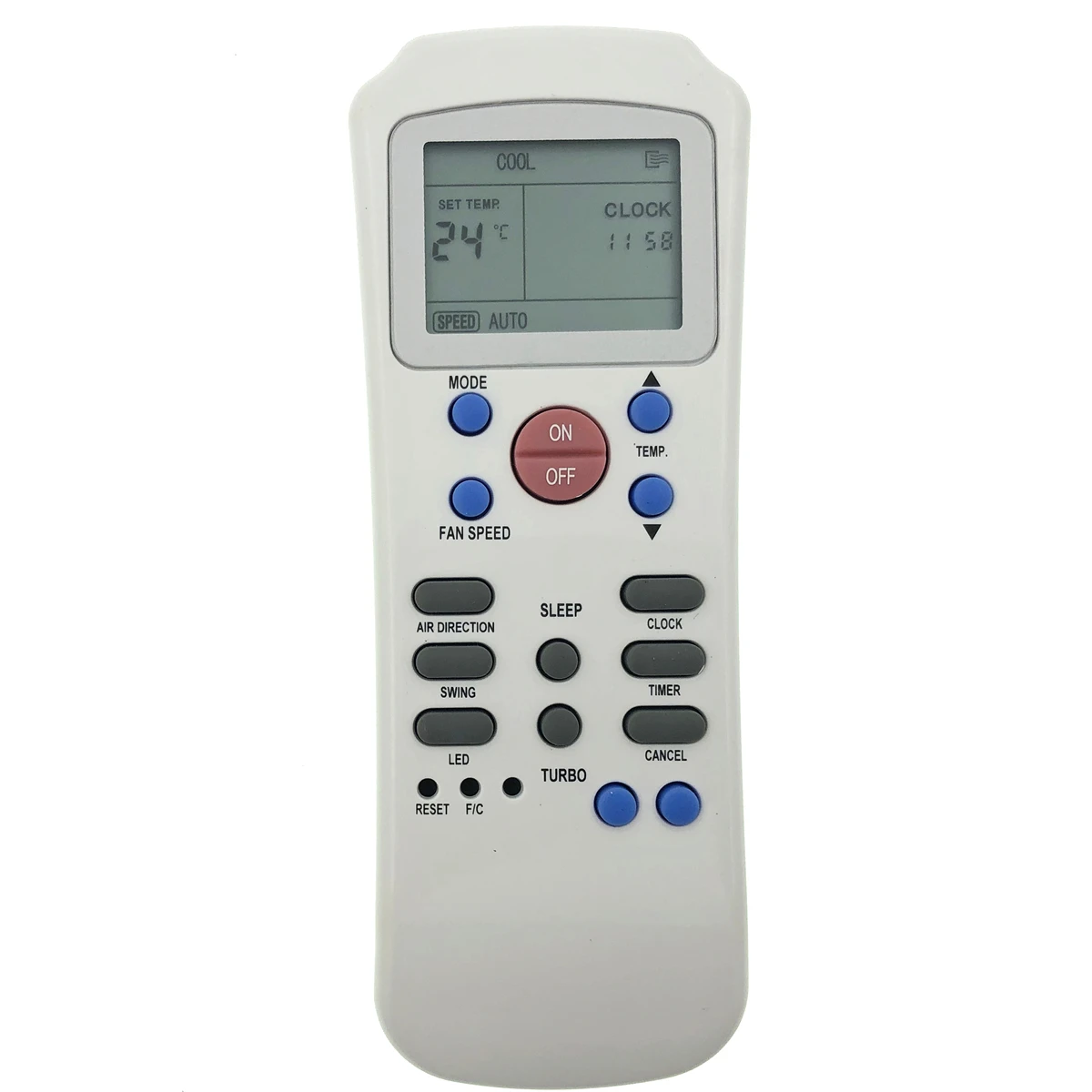 

Original A/C Remote Control R14A R14A/E R14A/CE Fits Carrier / Springer / Surrey / Midea Air Conditioner