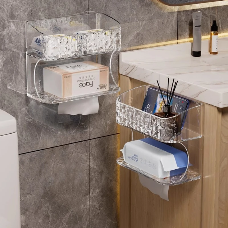 Face Towel Simplicity Tissue Box Organization Japan Style Modern Kitchen Tissue Waterproof Plastic Storage Caixa De Tecido MHZJH