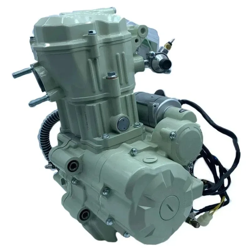 Factory Hot Selling 4-Stroke Water-Cooled CG200 Motor 3-Wheels Tricycle  Dirt Bike Off-Road Quad Motorcycle 200cc Engine Assembl