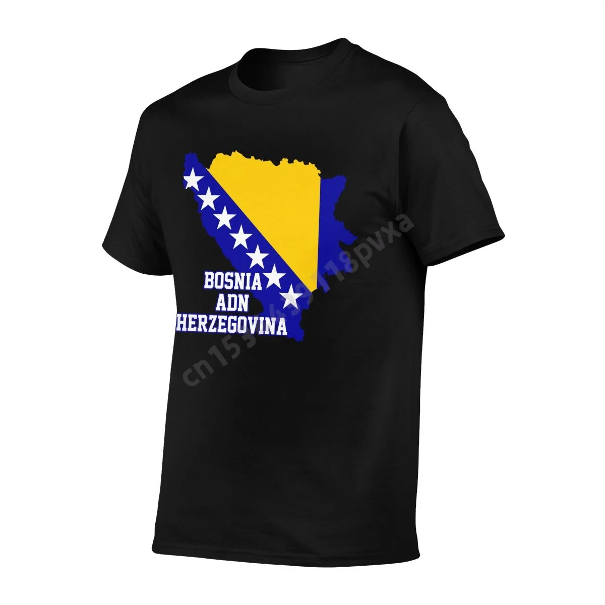 Bosnia And Herzegovina Flag Country Map IT'S IN MY DNA Men Women T-shirt Boys Tees T Shirt Hip Hop Tshirts XS-5XL 100% Cotton