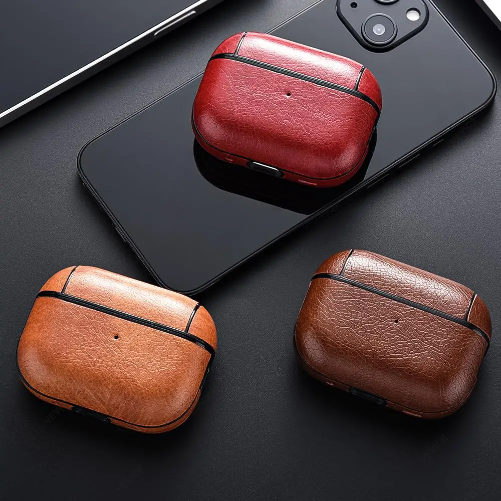 

Headphone Coque For AirPods Pro 2 USB C Leather Case For AirPods 3 3rd 2 1 Pro Pro2 Fundas For AirPods Pro 2 air pods pro2 Cover