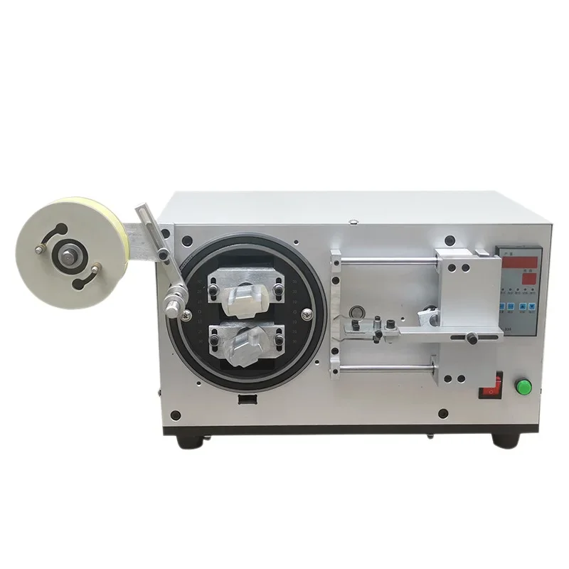 Fully Automatic Glue Coating Machine Transformer Motor Coil Winding Tape Machine Data Cable Charger Head Sticker Coating Machine