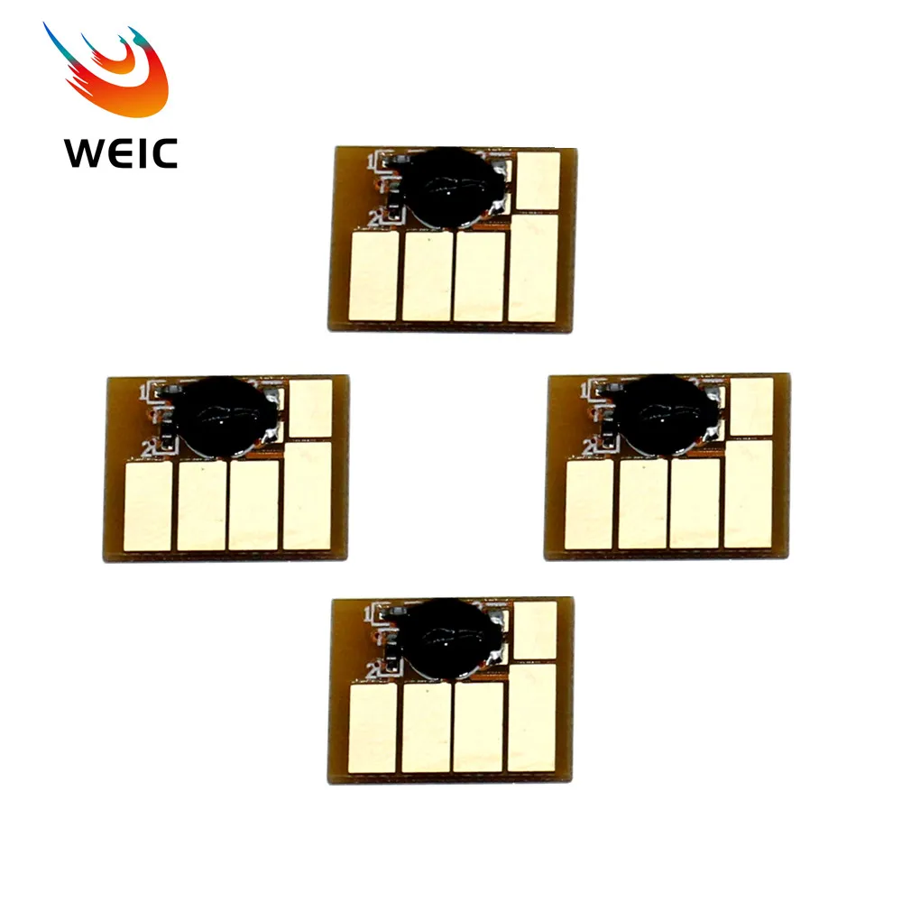 HP 10 82 4 Teil/satz Tintenpatrone Permanent Chip für HP 10 82 Für HP Designjet 500 500PS 800 800PS Drucker