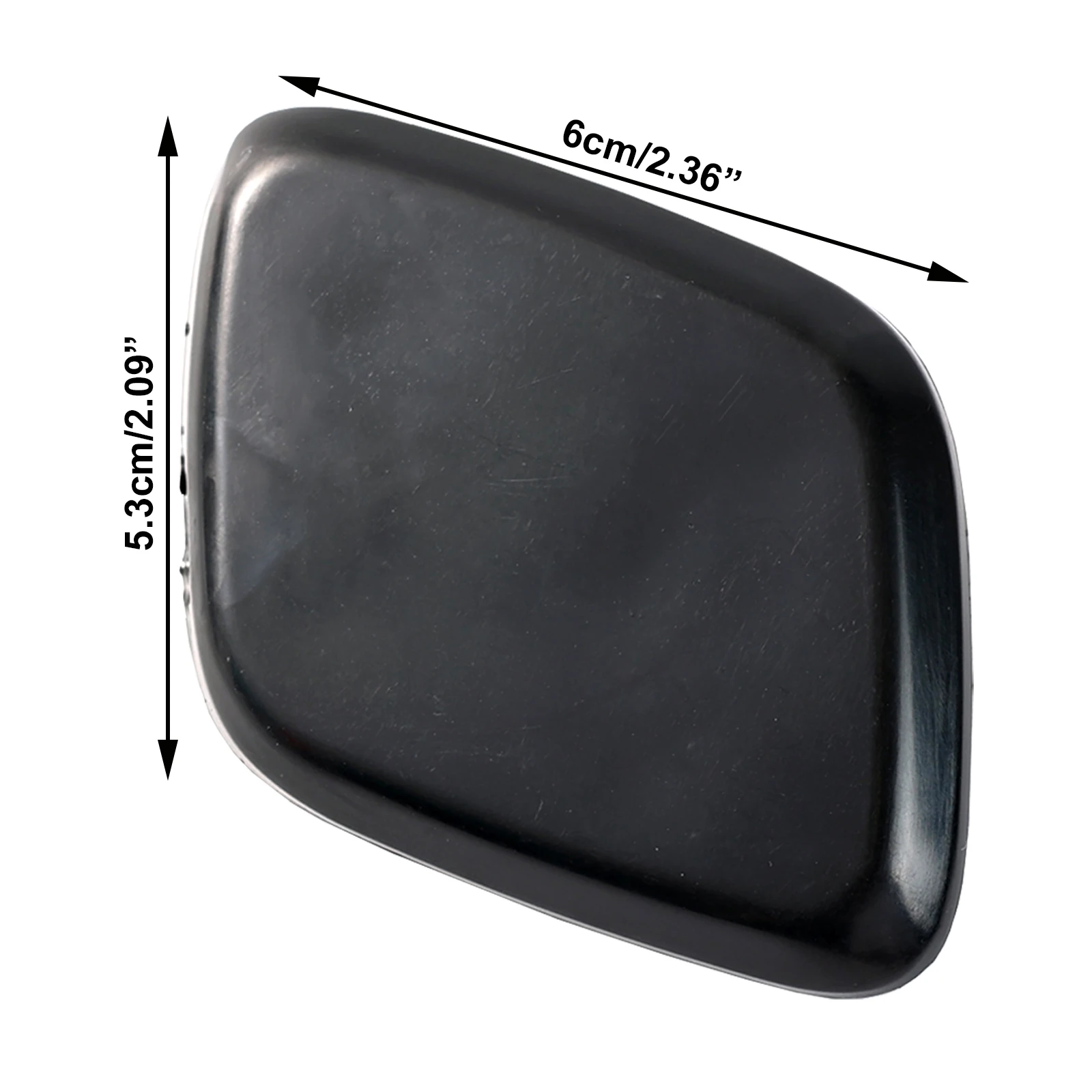 2pcs For Ford Focus MK3 2010-2014 Front Bumper Headlight Washer Nozzle Cover R&L Cap 1719217 Unpainted Car Accessories