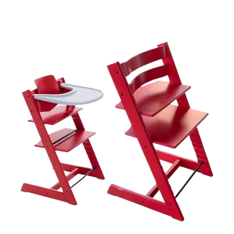 

Simple, growth chair, infant dining chair, children's solid wood beech, adjustable learning seat