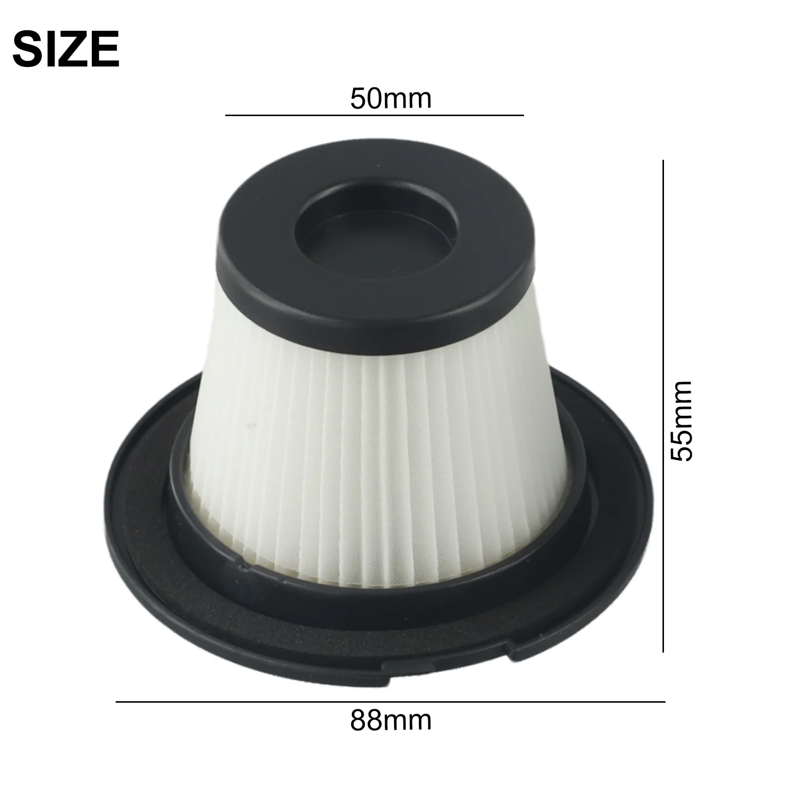 2pcs Replacement Filter Kit For Klarstein Clean 4G Silent 10033762/10033763  Vacuum Cleaner Replacement Robot Sweeper Spare Part