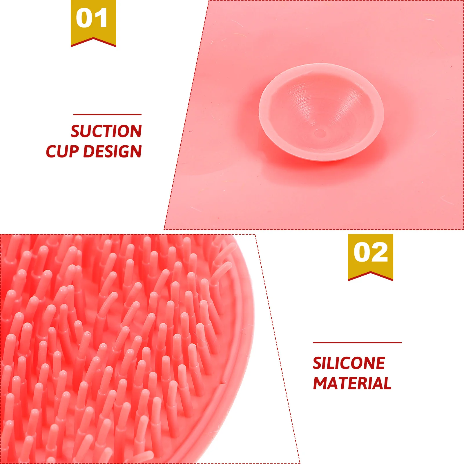 

Shower Foot Scrubber Dead Skin Remover Suction Cup Design for Feet Back Cleaning Foot Massager Shower Floor Mat Callus Remover