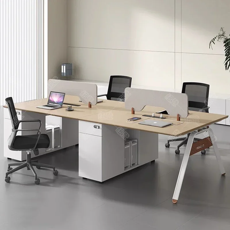 Wooden desk study decoration executive bedroom gadgets desk reception storage room large home furniture